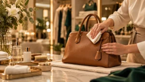 Como limpar bolsa de couro